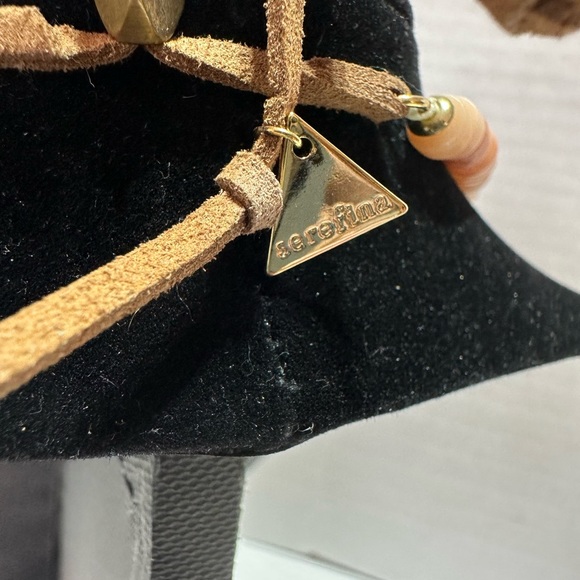 Sarafina pink/peach quartz tassel necklace - Picture 2 of 8